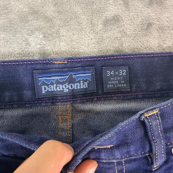 Patagonia Men's Iron Clad Blue Jeans Outdoor Hiking 34x32 - Picture 3 of 7